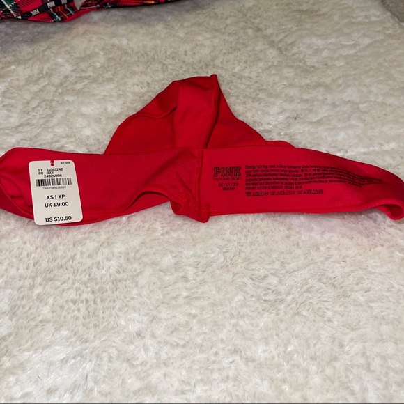 Pink Christmas Matching Bra and Thong Set - Picture 10 of 11